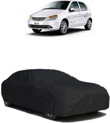 QualityBeast Car Cover For Tata Indica eV2 (Without Mirror Pockets)(Black)