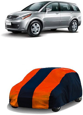 QualityBeast Car Cover For Tata Aria (Without Mirror Pockets)(Orange, Black)