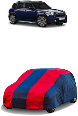 QualityBeast Car Cover For Mini Countryman (Without Mirror Pockets)(Red, Blue)