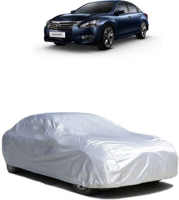 QualityBeast Car Cover For Nissan Teana (Without Mirror Pockets)(Silver)