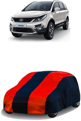 QualityBeast Car Cover For Tata Hexa (Without Mirror Pockets)(Maroon, Black)