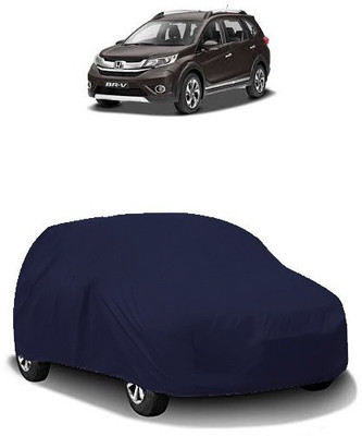 QualityBeast Car Cover For Honda BRV (Without Mirror Pockets)(Blue)