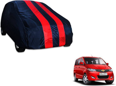Gromaa Car Cover For Chevrolet Enjoy (Without Mirror Pockets)(Red, Blue)