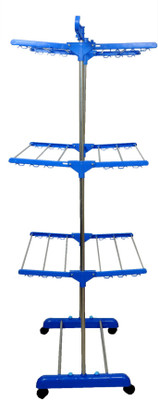 LAKSHAY Steel Floor Cloth Dryer Stand H8910R(3 Tier)