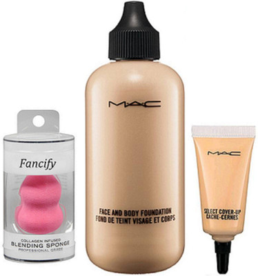 

fancify Sponge puff, Face and body foundation, select cover up concealer(Set of 3)