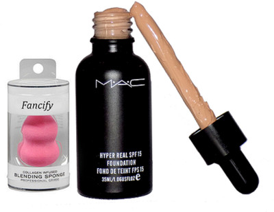 

fancify Sponge Puff With Hyper Real Foundation SPF 15(Set of 2)