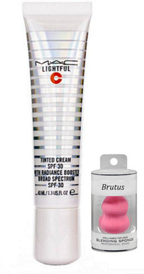 

BRUTUS Sponge puff PWith Lightfull Tinted Cream SPF 30(Set of 2)