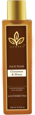 

orgera Herbal Sulfate free Face wash Cinnamon and honey for acne and pimple Face Wash(200 ml)