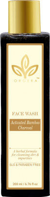 

orgera Herbal Sulfate free Face wash activated bamboo charcoal for dirties cleaning Face Wash(200 ml)
