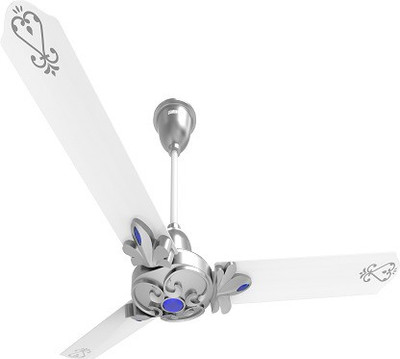 Luminous London Windsor 3 Blade Ceiling Fan Silver Blue Pack Of 1