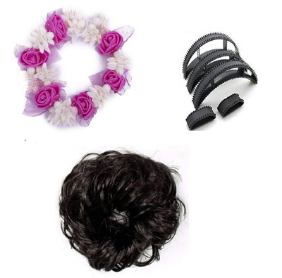 

S R Enterprises hair accessories combo set (pack of 8pcs) Hair Accessory Set(Multicolor)