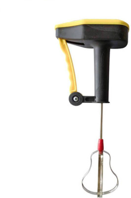 

LALA LIFE High Quality Power Free Hand Blender Multipurpose Plastic and Stainless Steel for Egg & Cream Beater, Milkshake, Butter Milk 0 W Hand Blender(Yellow, Black)