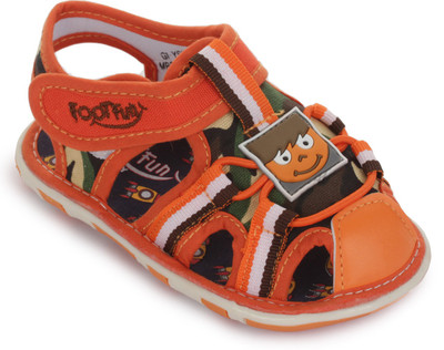 

Footfun by Liberty Boys & Girls Slip-on Sports Sandals(Orange