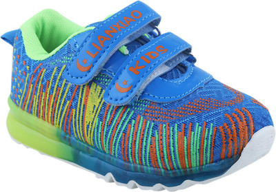 

LNG Lifestyle Boys & Girls Velcro Running Shoes(Blue