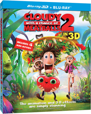 

Cloudy with a Chance of Meatballs 2 (Blu-ray 3D + Blu-ray Includes 4 Mini-Movie) (Slipcase Packaging | US Import)(3D Blu-ray English)