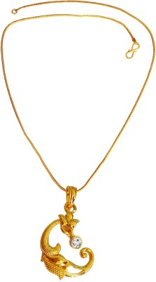 rich & famous Latest Fashion Peacock Micro Gold Pendant Gold-plated Diamond Brass Pendant