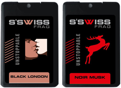 

S'SWISS COMBO 2 PACK BLACK LONDON AND NOIR MUSK Perfume - 40 ml(For Men & Women)