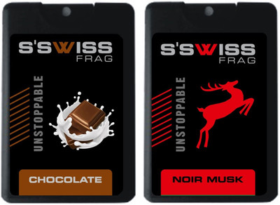 

S'SWISS COMBO 2 PACK CHOCOLATE AND NOIR MUSK Perfume - 40 ml(For Men & Women)