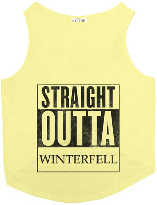 

Ruse Tank Top for Dog(Lemon Tonic, Beige