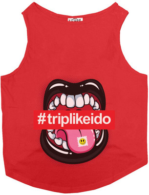 

Ruse Tank Top for Dog(Poppy Red