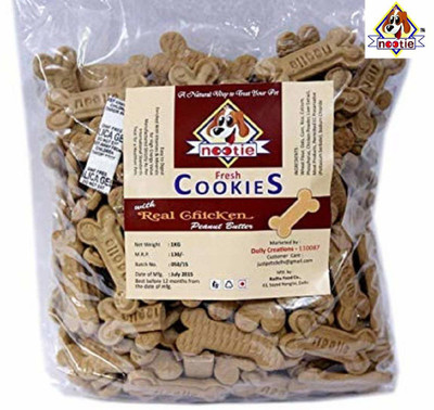 

Foodie Puppies Freshly Baked Cookie, Real Chicken, Peanut Butter 1 kg Dry Dog Food