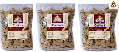 

Foodie Puppies Nootie Freshly Baked Cookie, Real Chicken and Peanut Butter (Pack of 3) Chicken, Peanut Butter 3 kg Dry Dog Food(Pack of 3)