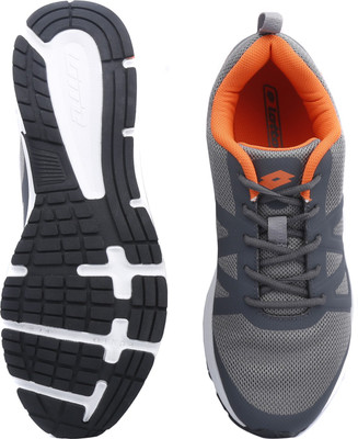 

Lotto FLINT Walking Shoes For Men(Grey, Dark grey/orange