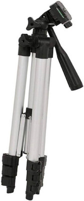 

Mob Fest 3110 motorola Portable tripod||360 degree tripod|| Foldable triopod|| Tripod(Silver, Black, Supports Up to 1500 g)
