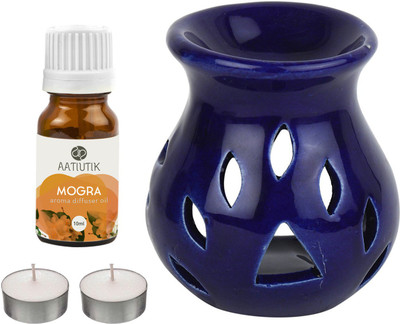 Aatiutik Mogra Diffuser Set AT-2TL_BLUETDIF_MOG(4 x 2.5 ml)