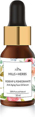 

Hills + Herbs Rosehip and Pomegranate anti ageing face oil serum.(10 ml)