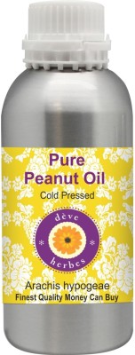 

Deve Herbes Pure Peanut Oil (Arachis hypogeae) 100% Natural Therapeutic Grade Cold Pressed(300 ml)