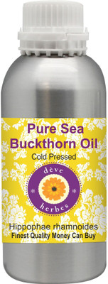 

Deve Herbes Pure Sea Buckthorn Oil (Hippophae rhamnoides) 100% Natural Therapeutic Grade Cold Pressed(630 ml)