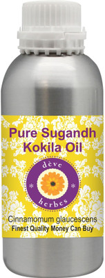 

Deve Herbes Pure Sugandh Kokila Oil (Cinnamomum glaucescens) 100% Natural Therapeutic Grade(1250 ml)