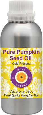 

Deve Herbes Pure Pumpkin Seed Oil (Cucurbita pepo) 100% Natural Therapeutic Grade Cold Pressed(300 ml)