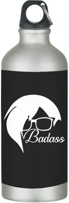 TheYaYaCafe 600 ml Steel Sipper(Pack of 1, Black)