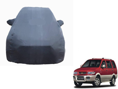 AUTO STAR Car Cover For Chevrolet Tavera (With Mirror Pockets)(Grey)