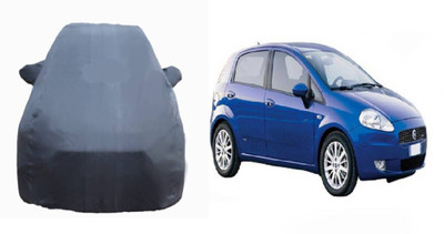 AUTO STAR Car Cover For Fiat Grande Punto (With Mirror Pockets)(Grey)