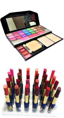 

Miss Boss cinema waterproof lipstick set of 24 , fashion makeup kit, pack of 2(Set of 2)