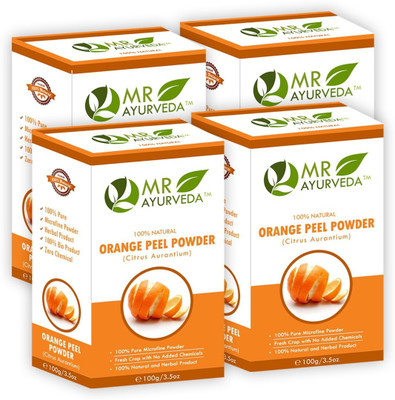 

MR Ayurveda 100% Natural Orange Peel Powder - Set of 4(400 g)