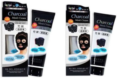 

Shopimoz Charcoal Anti-Blackhead Suction Mask Cream (Pack of 2)(260 g)