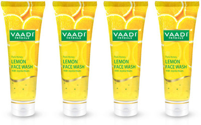 

VAADI HERBAL Value Pack of 4 HONEY LEMON FACE WASH with Jojoba Beads (60mlx4) Face Wash(240 ml)