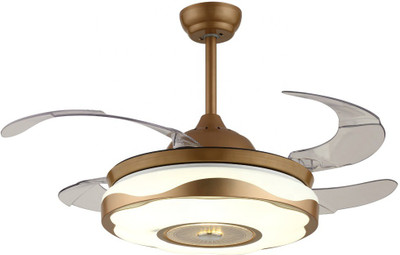 

Urbancart 42'' Inch Wide 4 Blade Ceiling Fan(Multi, Pack of 1), Multicolor