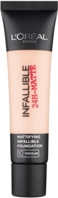 

L'Oreal Paris Infallible 24-Matte Foundation 10 Porcelain 35ml Foundation(Porcelain)