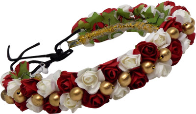 

Fully Hair Flower Gajra For Women And Girls Gajra For Hair Hair Accessory Set(Multicolor)