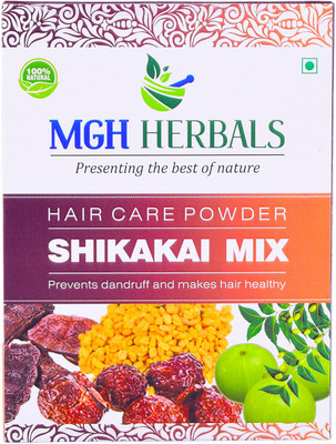 

MGH Herbals 100% Natural Organic Shikakai Mix Powder with Amla, Reetha, Hibiscus, Bhringraj, Neem, Methi Powder for Hair Wash 500Gms(500 g)