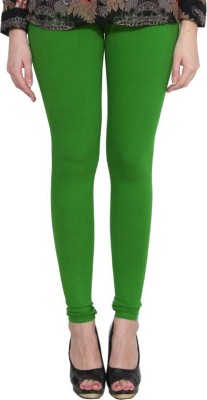 SriSaras Churidar  Ethnic Wear Legging(Green, Solid)