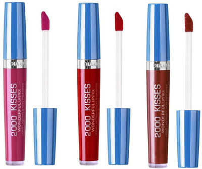 

Diana of London 2000 Kisses Wonderful LIpstick(Fuchsia Pink 31, Crimson Red 35, Yours Faithfully 41)