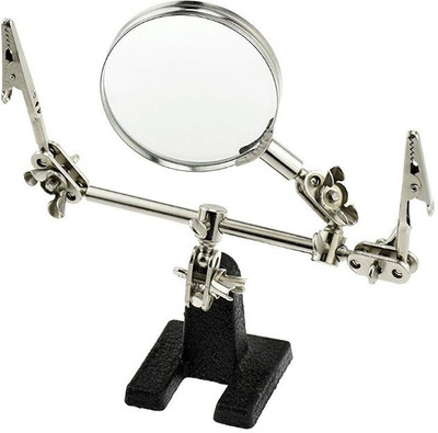 DIY Crafts India Helping Hand with Magnifying Glass 10 x Magnifying Glass(Multicolor)