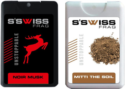 

S'SWISS COMBO 2 PACK NOIR MUSK AND MITTI THE SOIL Perfume - 40 ml(For Men & Women)