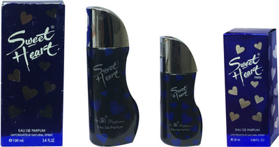 

Sweet Heart BLUE (30 ML & 100 ML) (PACK OF 2) Eau de Parfum - 130 ml(For Women)